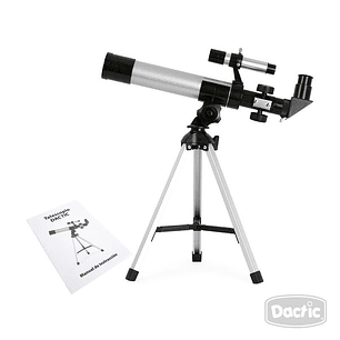 Telescopio Aluminio Con Trípode 