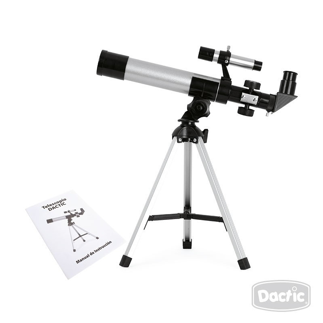 Telescopio Aluminio Con Trípode  2