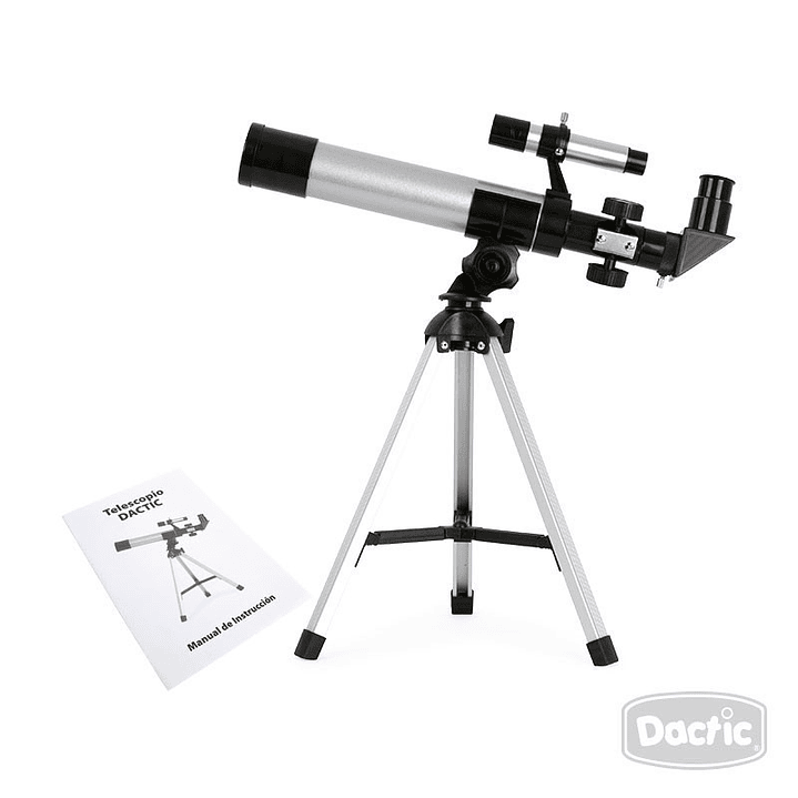 Telescopio Aluminio Con Trípode  2