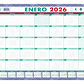 Planner Calendario De Escritorio Buho Mensual 35x49 Cms - Miniatura 1