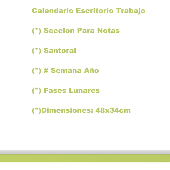 Planner Calendario De Escritorio Buho Mensual 35x49 Cms 3
