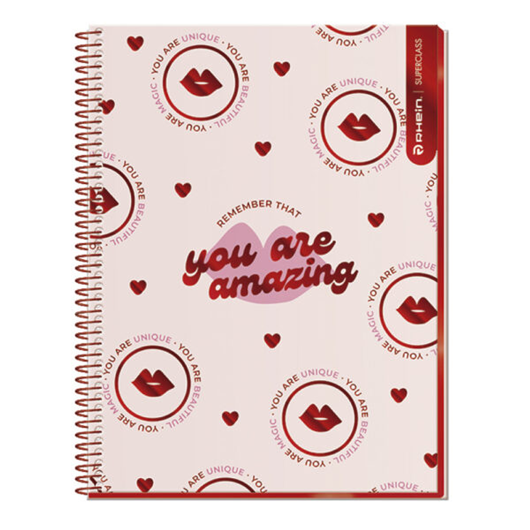 CUADERNO SUPER CLASS CARTA INSPIRING 120 HJS 7MM RHEIN 1