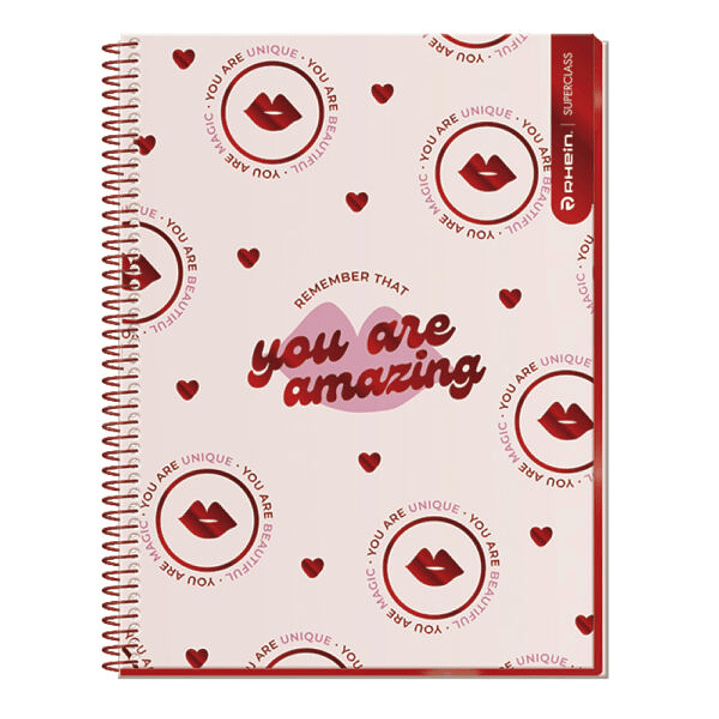 CUADERNO SUPER CLASS CARTA INSPIRING 120 HJS 7MM RHEIN 1