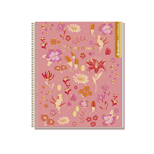 CUAD. SUPER CLASS 1/2 OFICIO FLOWERS 120 HJS RHEIN 