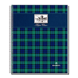 CUADERNO SUPER CLASS 1/2 OFICIO SCOTCH 150 HJS  5MM RHEIN