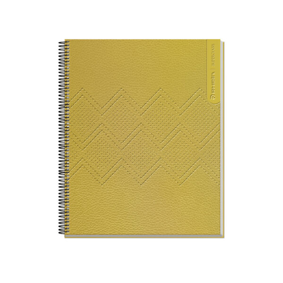 CUADERNO SUPER CLASS 1/2 OFICIO LSKIN 120 HJS RHEIN PUNTOS 5mm 1