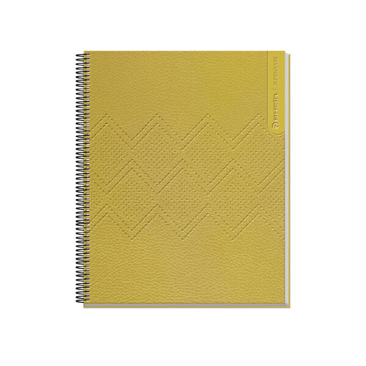 CUADERNO SUPER CLASS 1/2 OFICIO LSKIN 120 HJS RHEIN PUNTOS 5mm 1