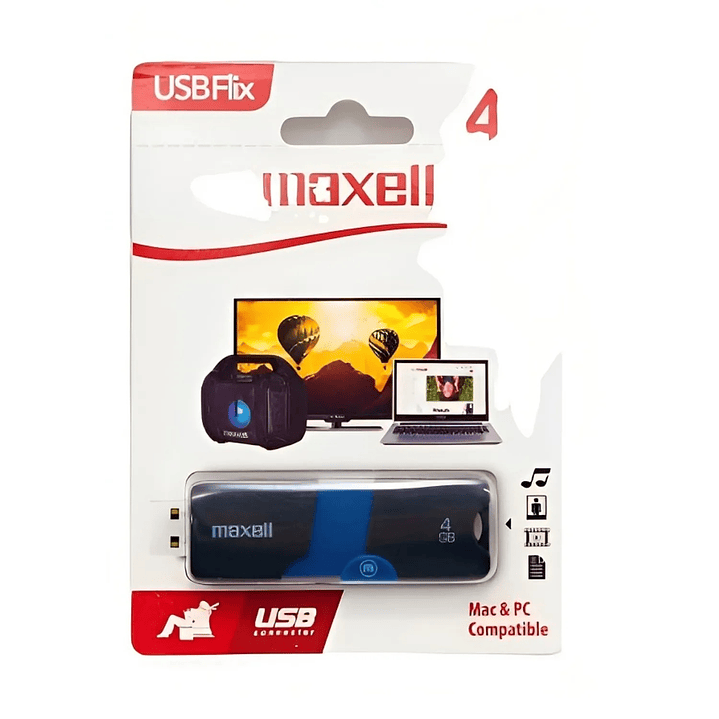 PENDRIVE 4 GB MAXELL RETRACTIL 2