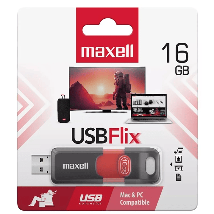PENDRIVE 16 GB MAXELL RETRACTIL 1