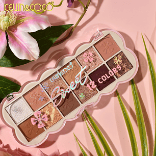 Wildflower wonder eyeshadow palette - 12 colores