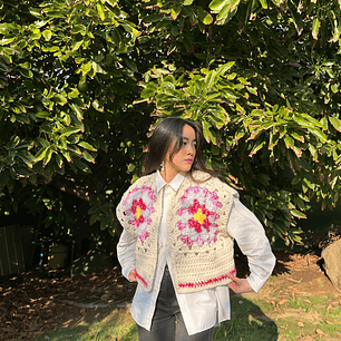 Cardigan sin mangas Cherry - Yyang