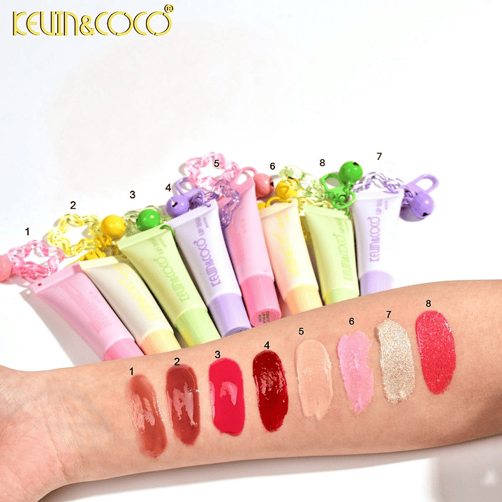 Brillo labial - Llavero lucky charm lip gloss 2