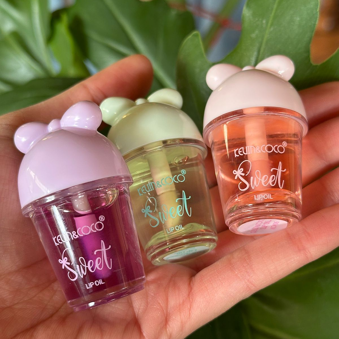 Set de 3 aceites labiales 1