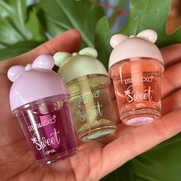 Set de 3 aceites labiales 1