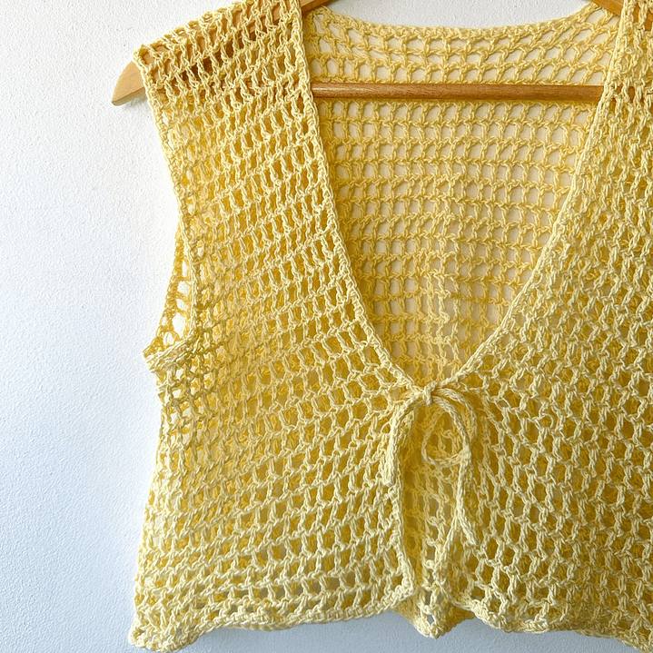 Mesh cardi sin mangas - Yyang 3