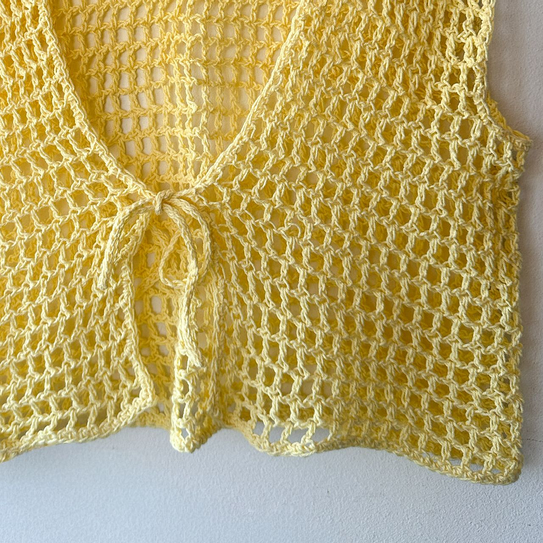 Mesh cardi sin mangas - Yyang 4