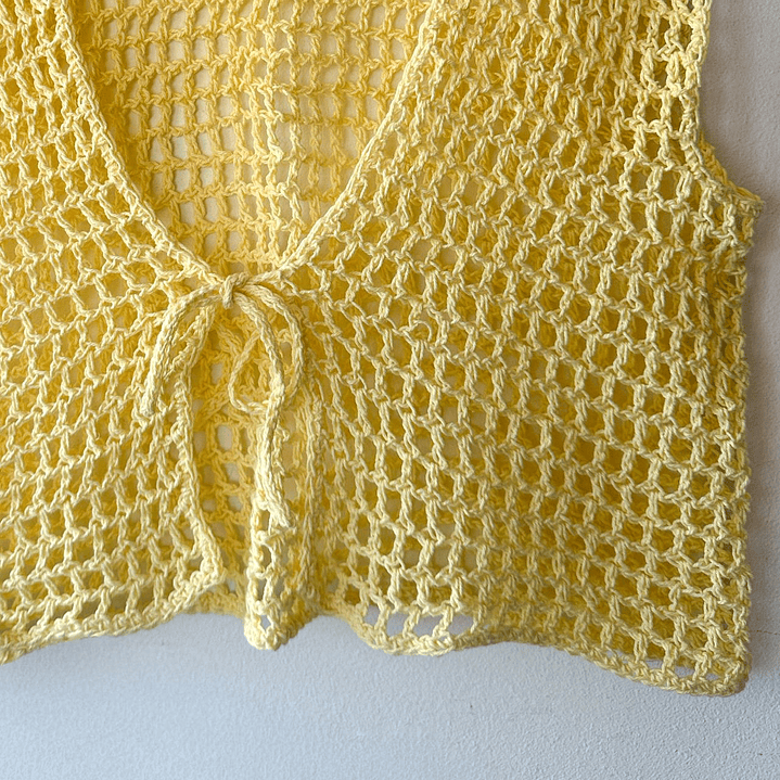 Mesh cardi sin mangas - Yyang 4