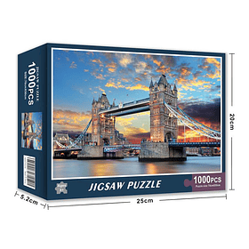 Puzzle 1000 piezas - Paisaje Puente Ingles Londres