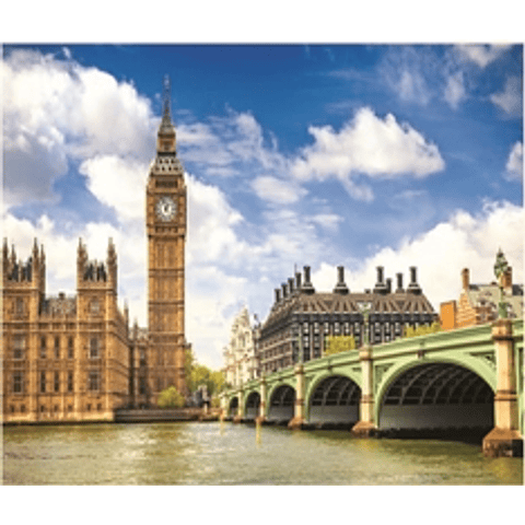 Puzzle 2000 piezas - Torre Big ben y puente de Westminster