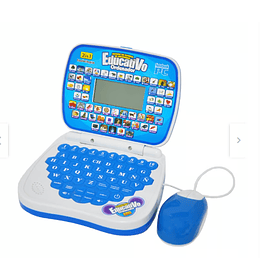 Mini ordenador Para Niños Pc Educativo color celeste