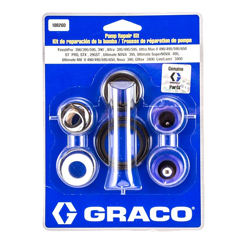 Kit reparación bomba Graco 18B260