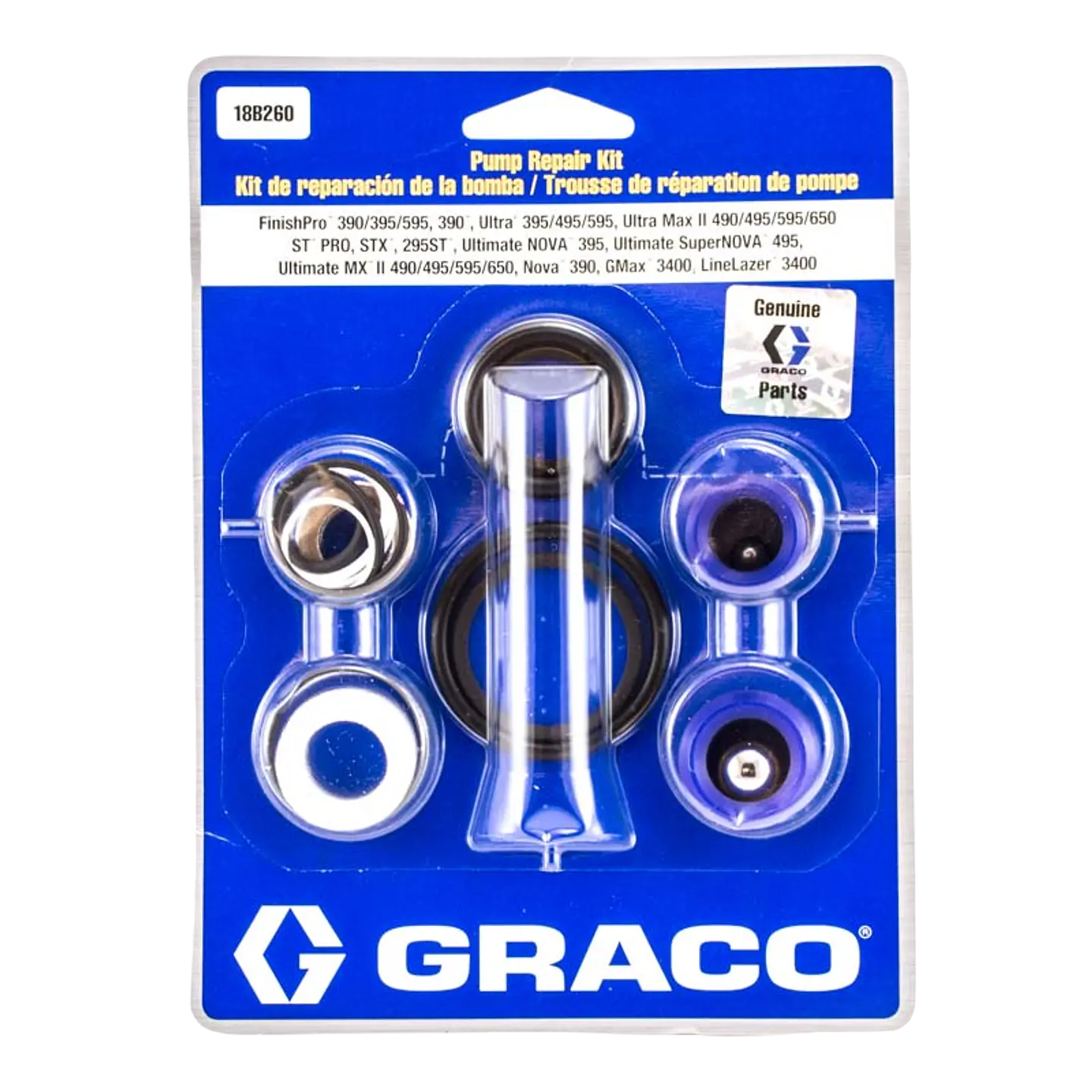 Kit reparación bomba Graco 18B260 1
