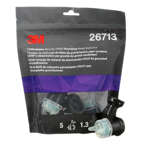 KIT 5 unidades Boquillas 3M HVLP 1.3 GREEN PN 26713