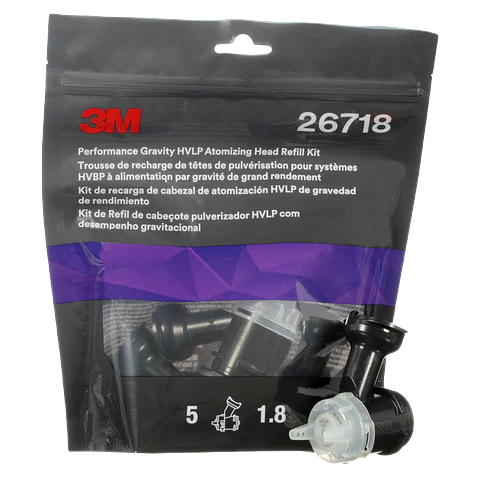 KIT 5 unidades Boquillas 3M HVLP 1.8 CLEAR PN 26718