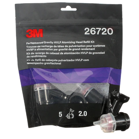 KIT 5 Unidades Boquillas 3M HVLP 2.0 RED PN 26720