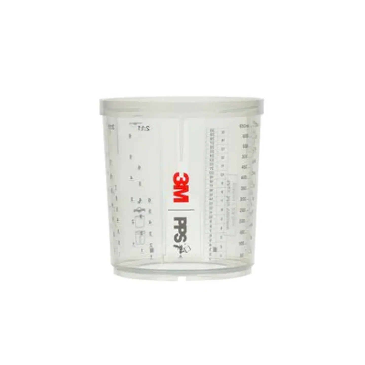 KIT 2 unidades Copón PPS 650ml con collar 3M PN 26001 1