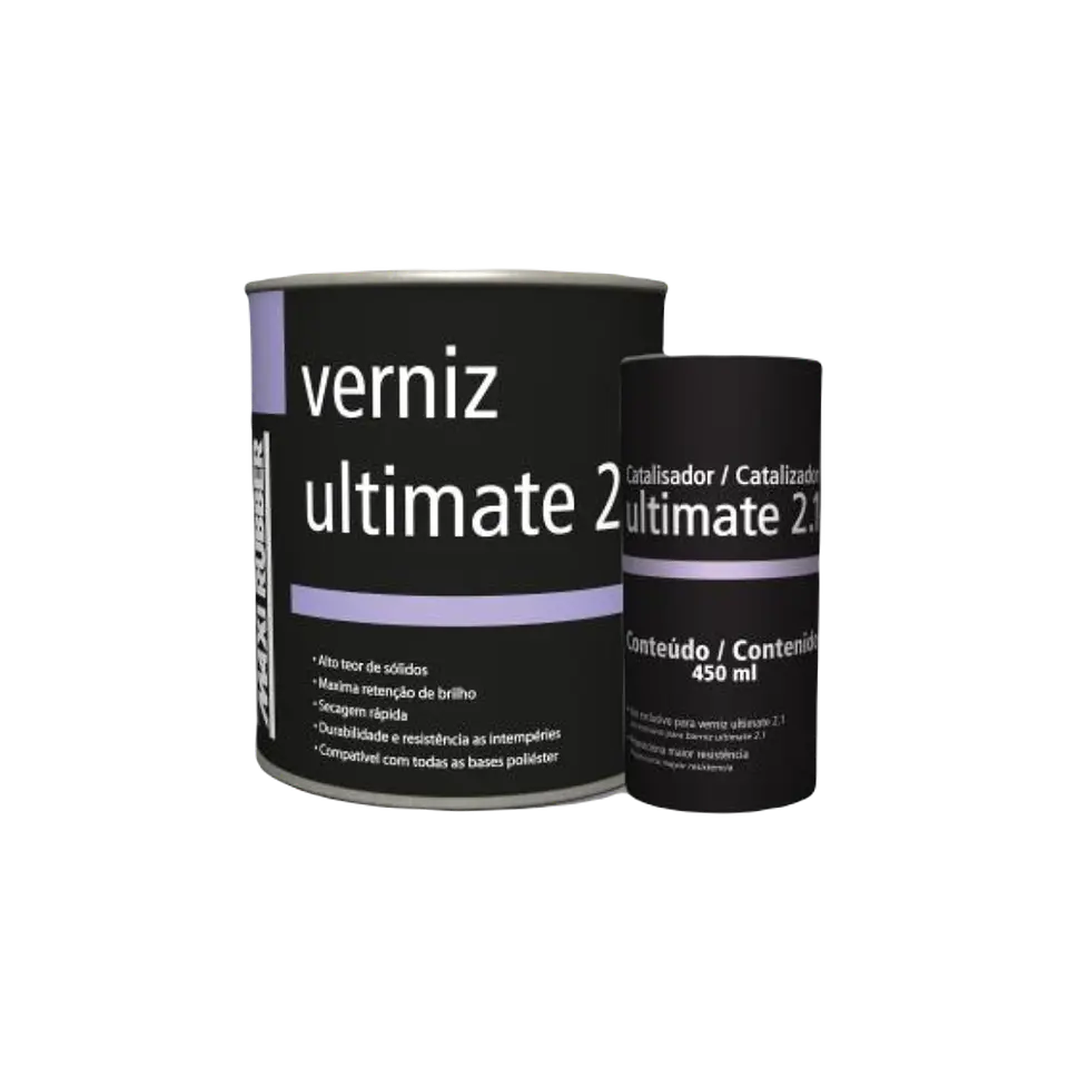 KIT Barniz Ultimate 2.1 Maxirubber + Catalizador (Formato LT) 1