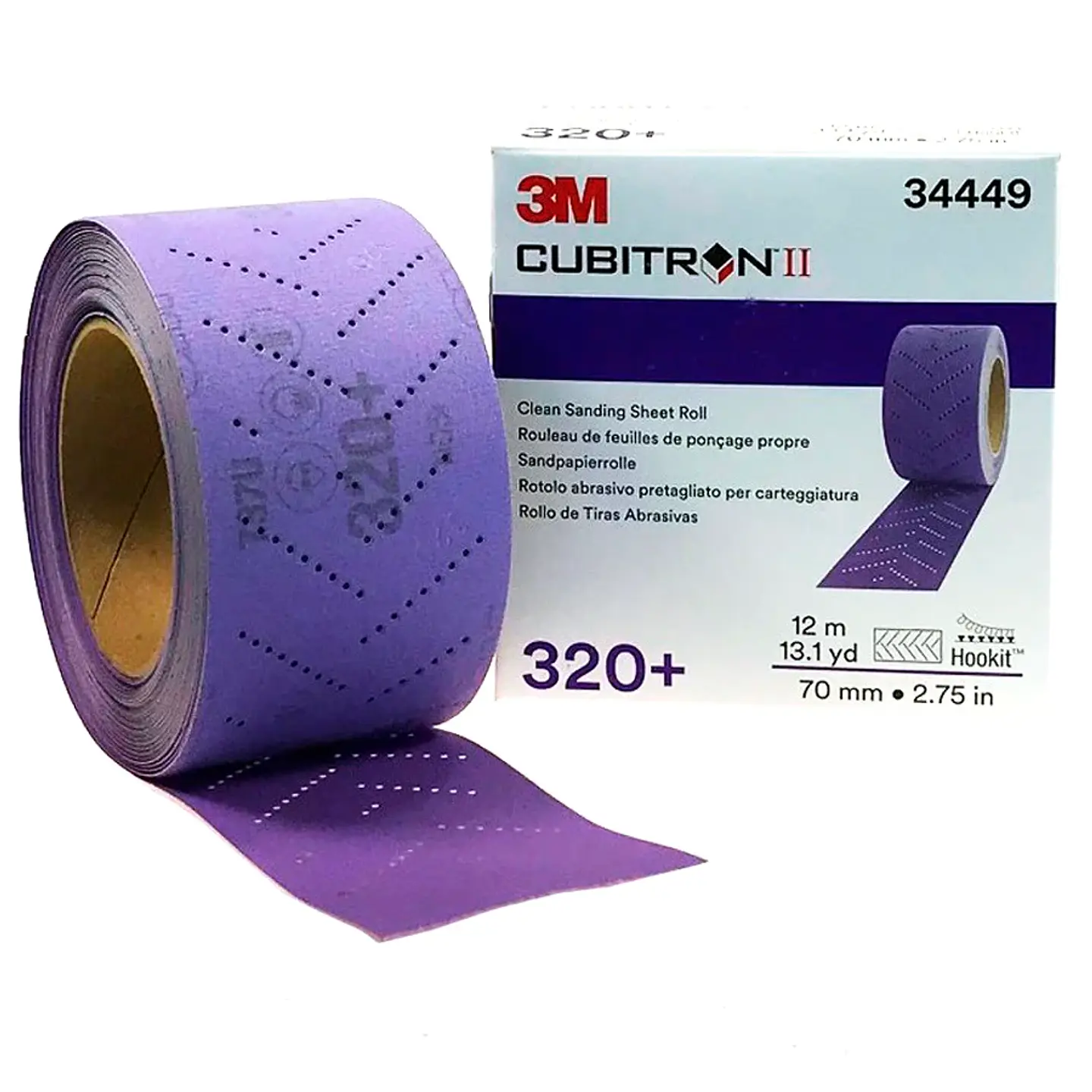 Lija de Rollo Hookit™ Púrpura 3M™ P320 34449 1