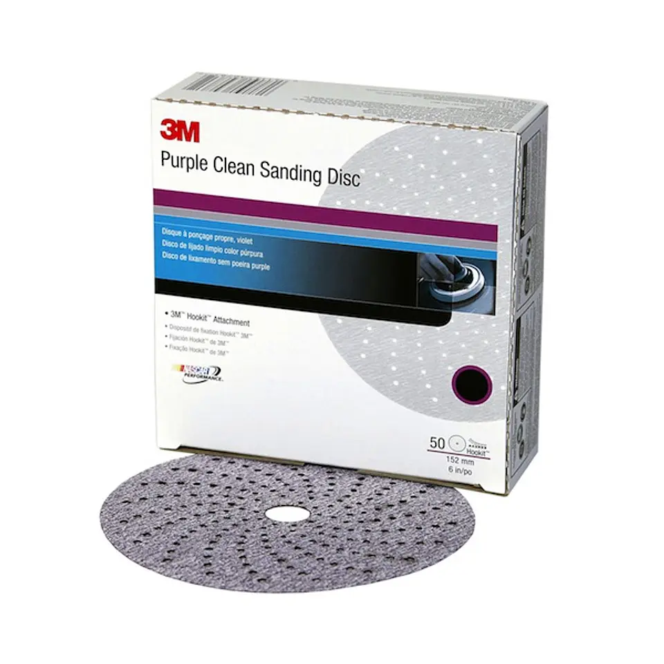 P600 Disco abrasivo purpura HOOKIT 334U 3M 30761 Caja 50 UN 1