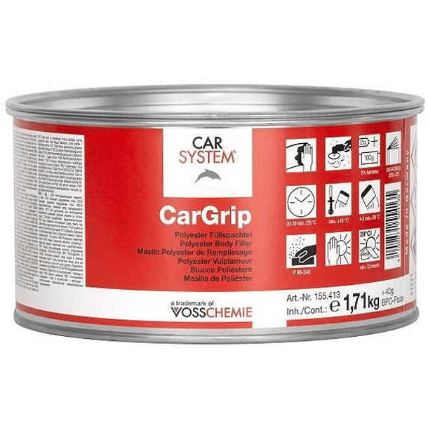 155413 MASILLA CARGRIP AZUL 1.75KG C/CAT CSYSTEM