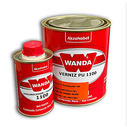 Kit Barniz 1100 Wanda 1/4GL + Catalizador