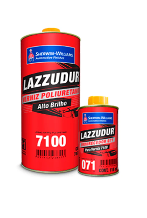 Kit Barniz Lazzudur 7100 Sherwin Williams 1/4GL + Catalizador