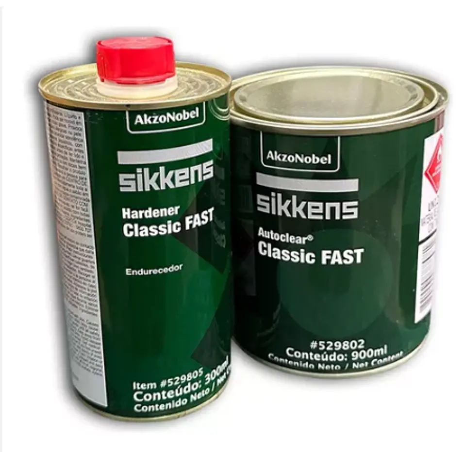 Kit Barniz Autoclear Fast Sikkens 1/4GL + Catalizador 1