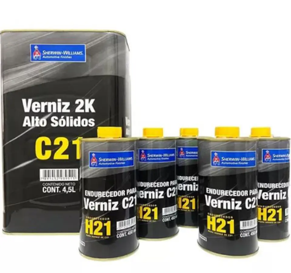 KIT Barniz C21 Alto Sólido Sherwin Williams + Catalizador (Formato 5LT) 1