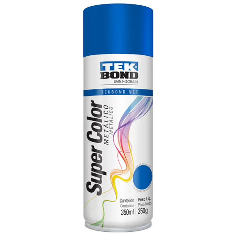 SPRAY AZUL METÁLICO 350ML TEKBOND NORTON           1