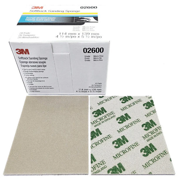 02600 ESPONJA FLEXIBLE MICROFINA P1200/1500 3M    