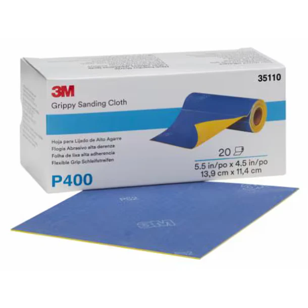 P400 HOJA ABRASIVA GRIPPY SANDING 35110 3M        
