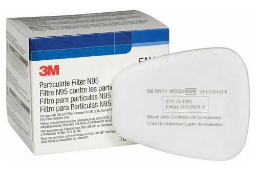 FILTRO P/PARTICULAS N95 5N11 CJA 10 UNID 3M       