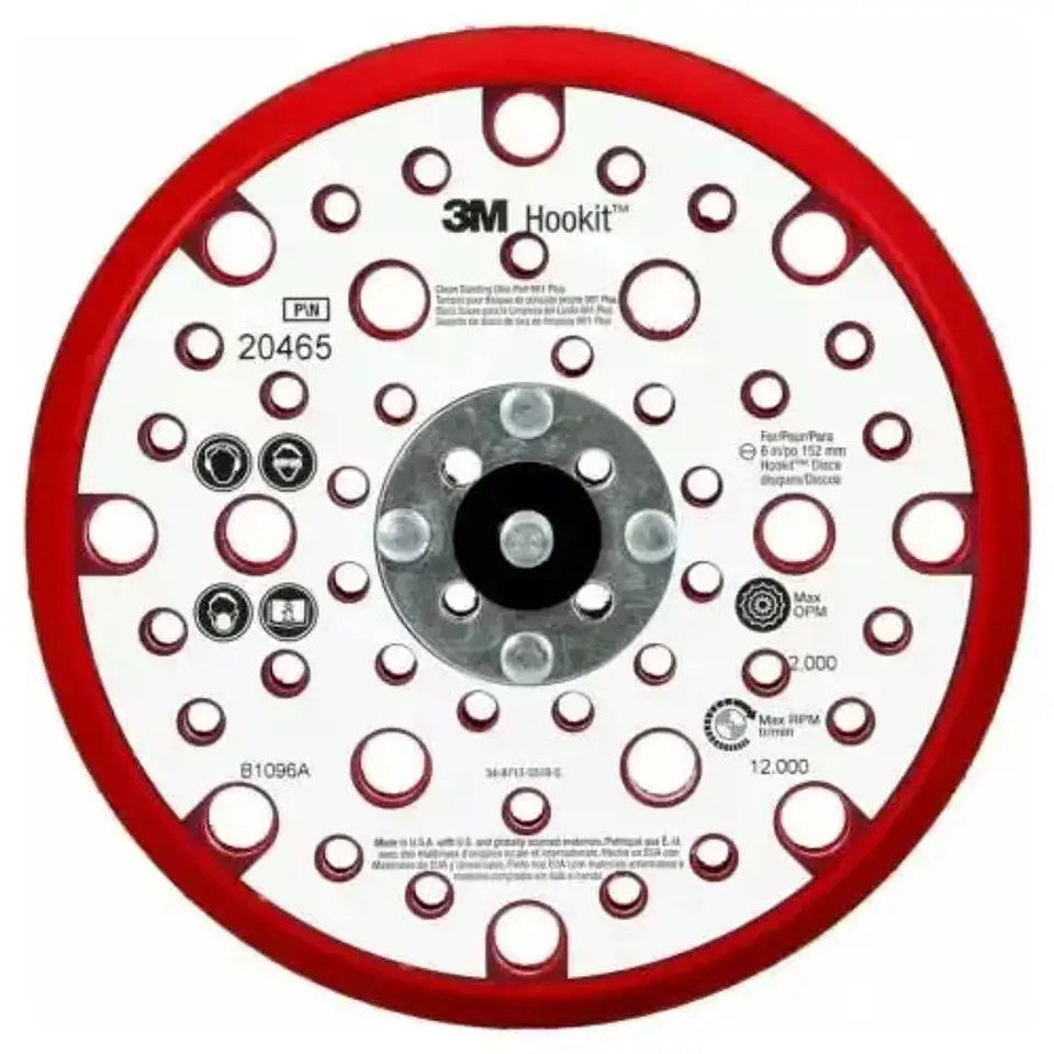 PN 20465 DISCO BASE ROJO LIBRE DE POLVO 6