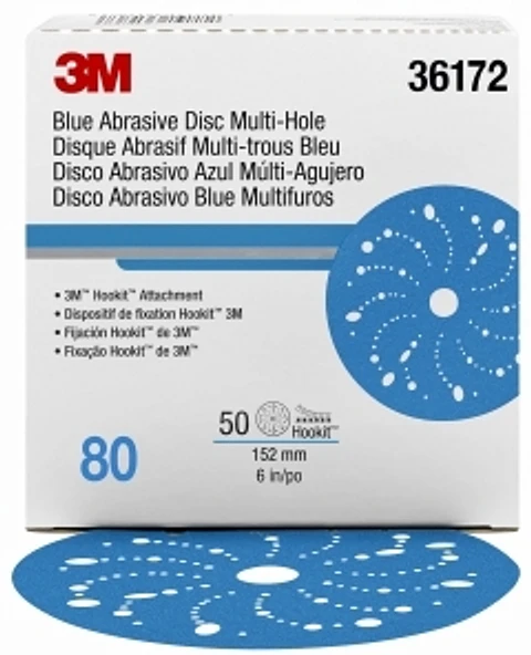 P80 DISCO 6" LIJA HOOKIT BLUE 36172 3M            