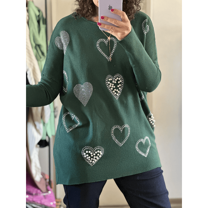 Sweater Brillo Corazon 1