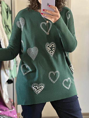 Sweater Brillo Corazon