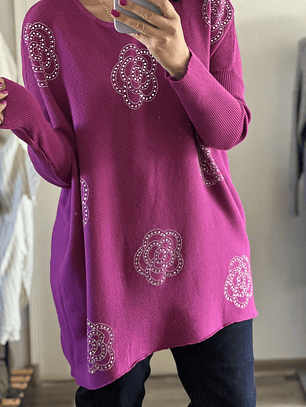 Sweater Brillo Rosal