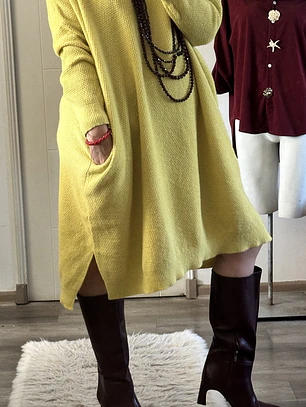 Maxi Vestido Lana globo