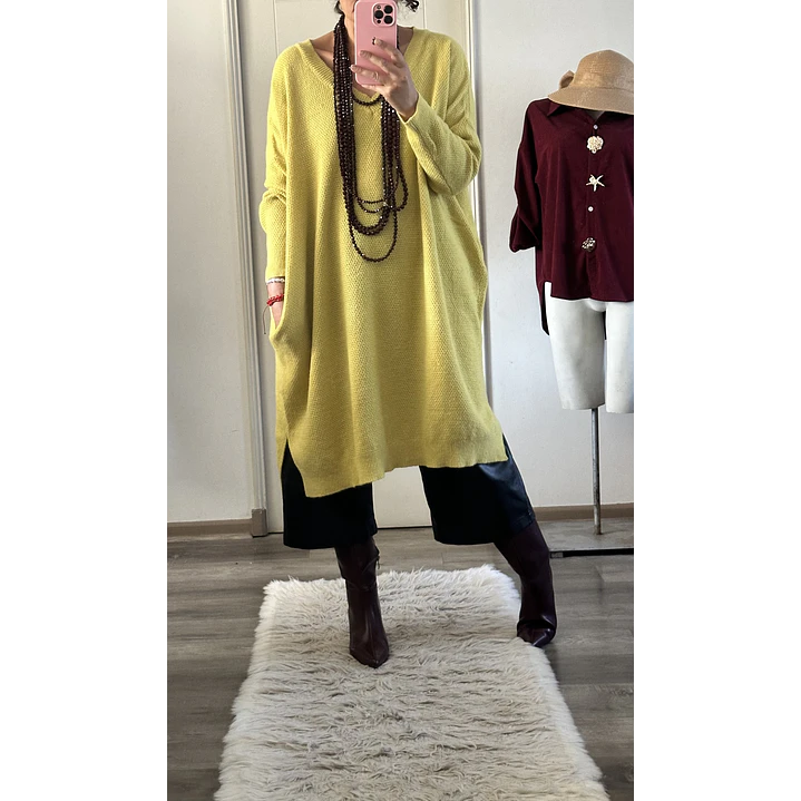 Maxi Vestido Lana globo 3