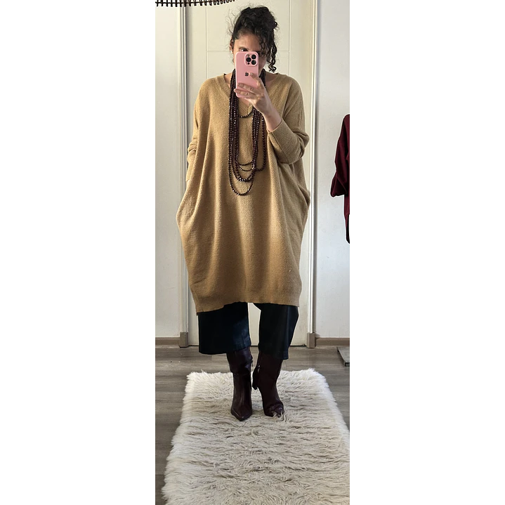 Maxi Vestido Lana globo 7